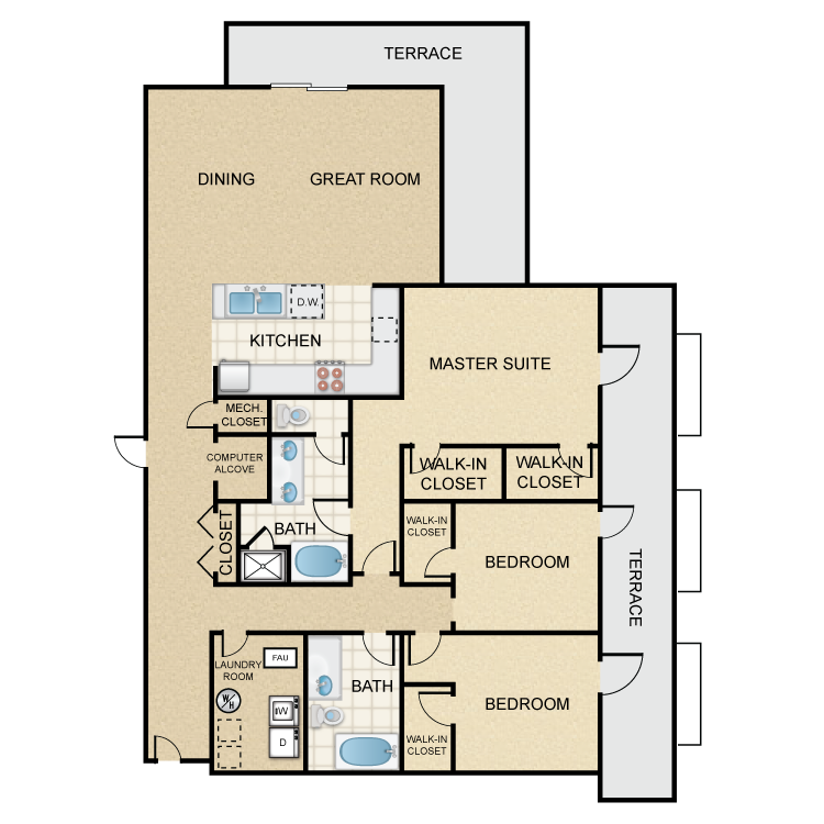 Floor plan image of Westboro