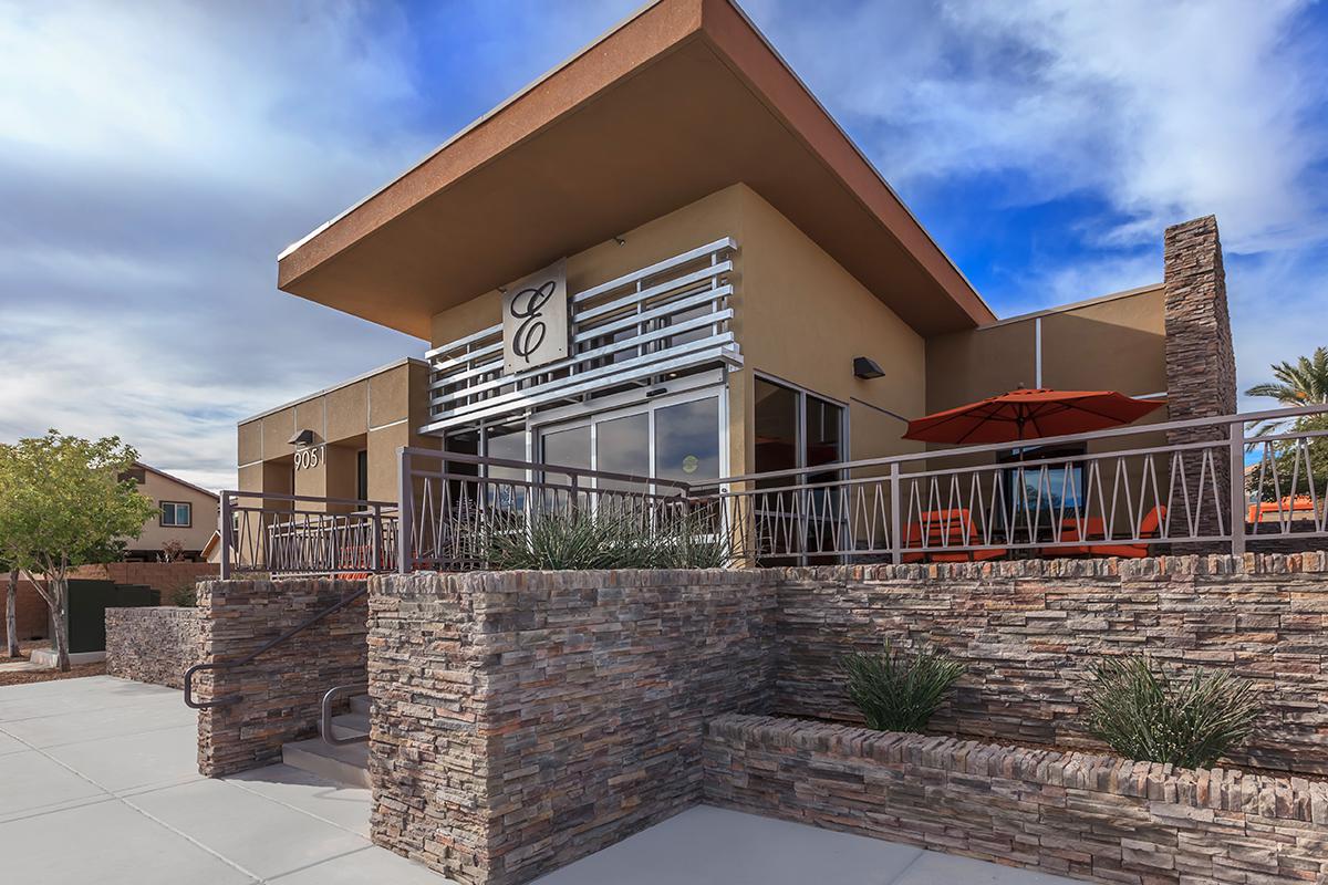 CLUBHOUSE WITH LOUNGE AND FIREPLACE AT ECHELON AT CENTENNIAL HILLS IN LAS VEGAS