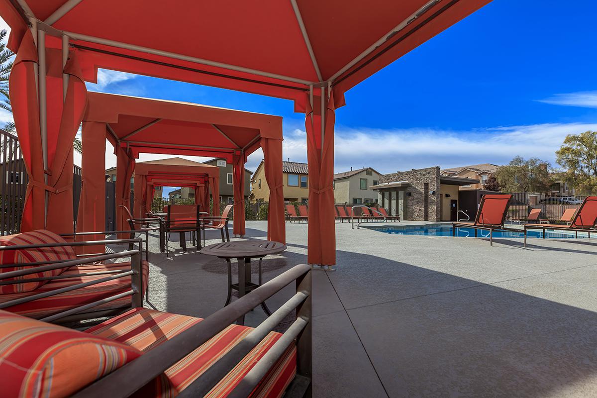 POOLSIDE CABANAS AT ECHELON AT CENTENNIAL HILLS IN LAS VEGAS