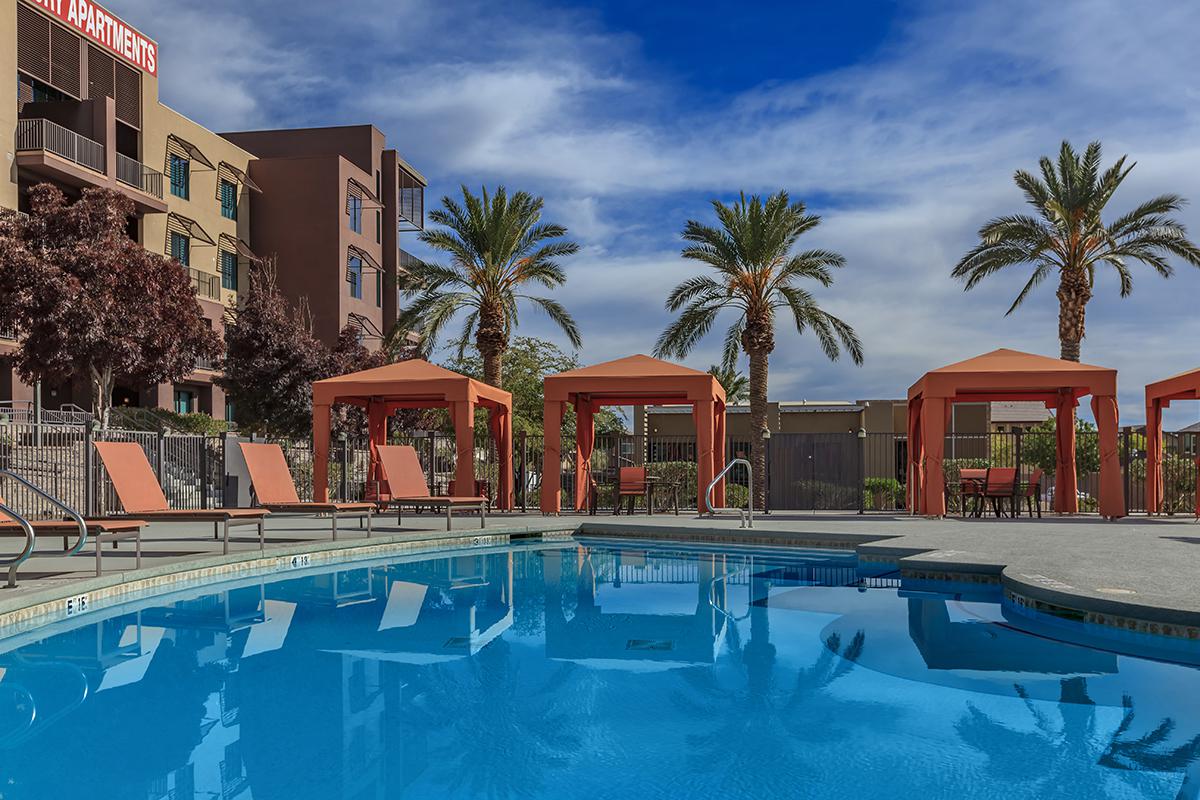 RESORT-STYLE POOL AT ECHELON AT CENTENNIAL HILLS IN LAS VEGAS