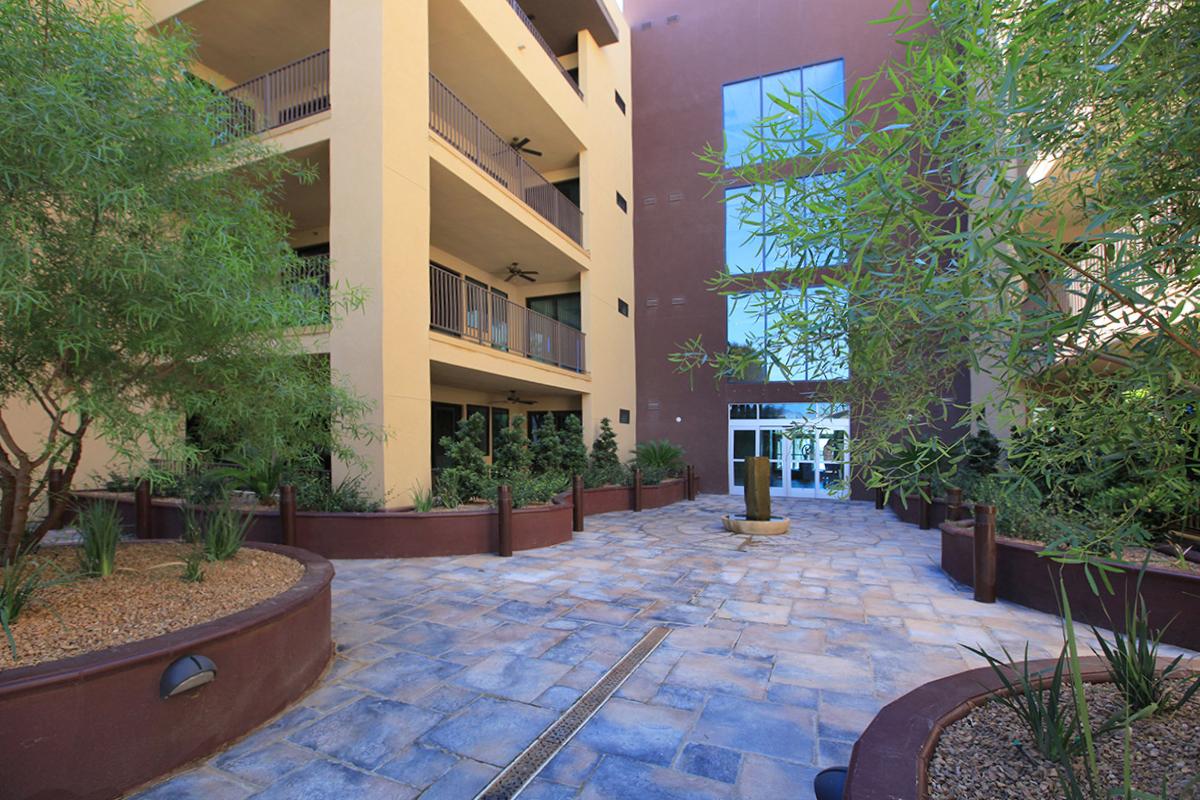 UNDERGROUND PARKING GARAGE AT ECHELON AT CENTENNIAL HILLS IN LAS VEGAS