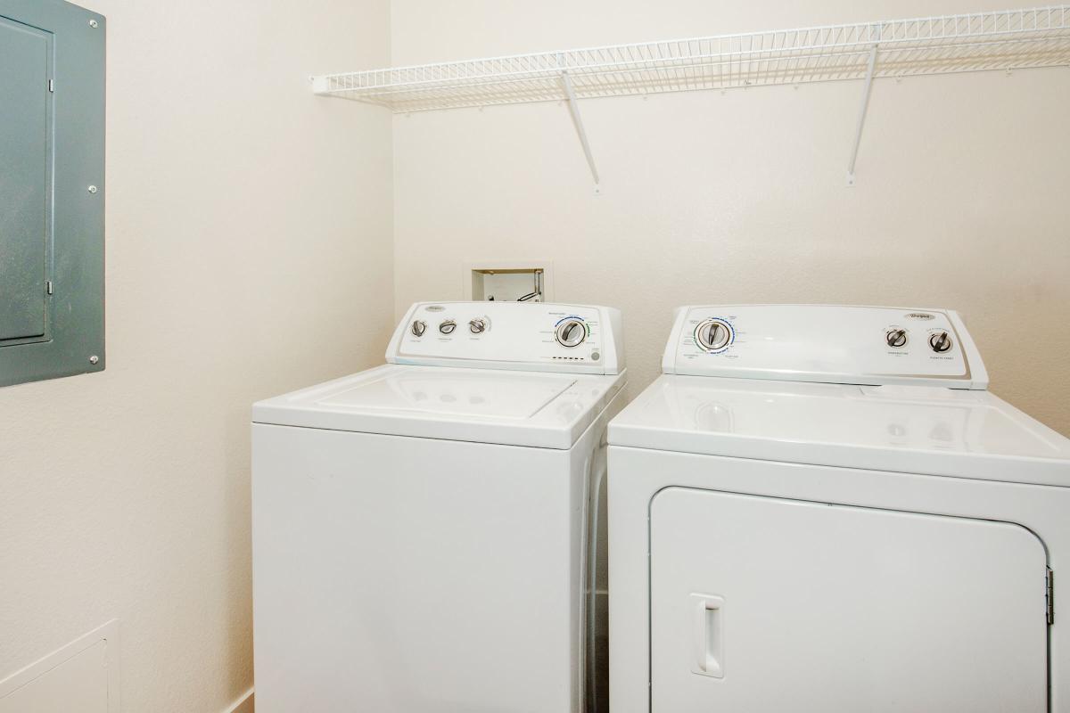 ECHELON AT CENTENNIAL HILLS IN LAS VEGAS HAS A WASHER AND DRYER IN THE HOME