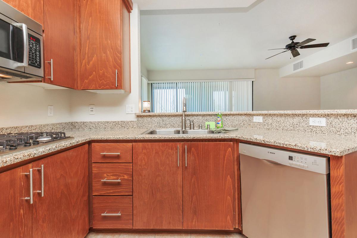 ECHELON AT CENTENNIAL HILLS IN LAS VEGAS HAS DESIGNER KITCHENS WITH STAINLESS STEEL APPLIANCES