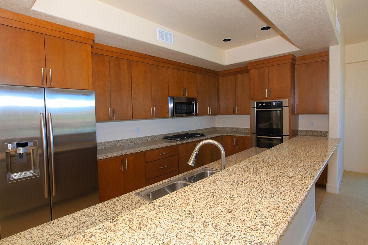 STAINLESS STEEL APPLIANCES AND GRANITE COUNTERTOPS AT ECHELON AT CENTENNIAL HILLS IN LAS VEGAS
