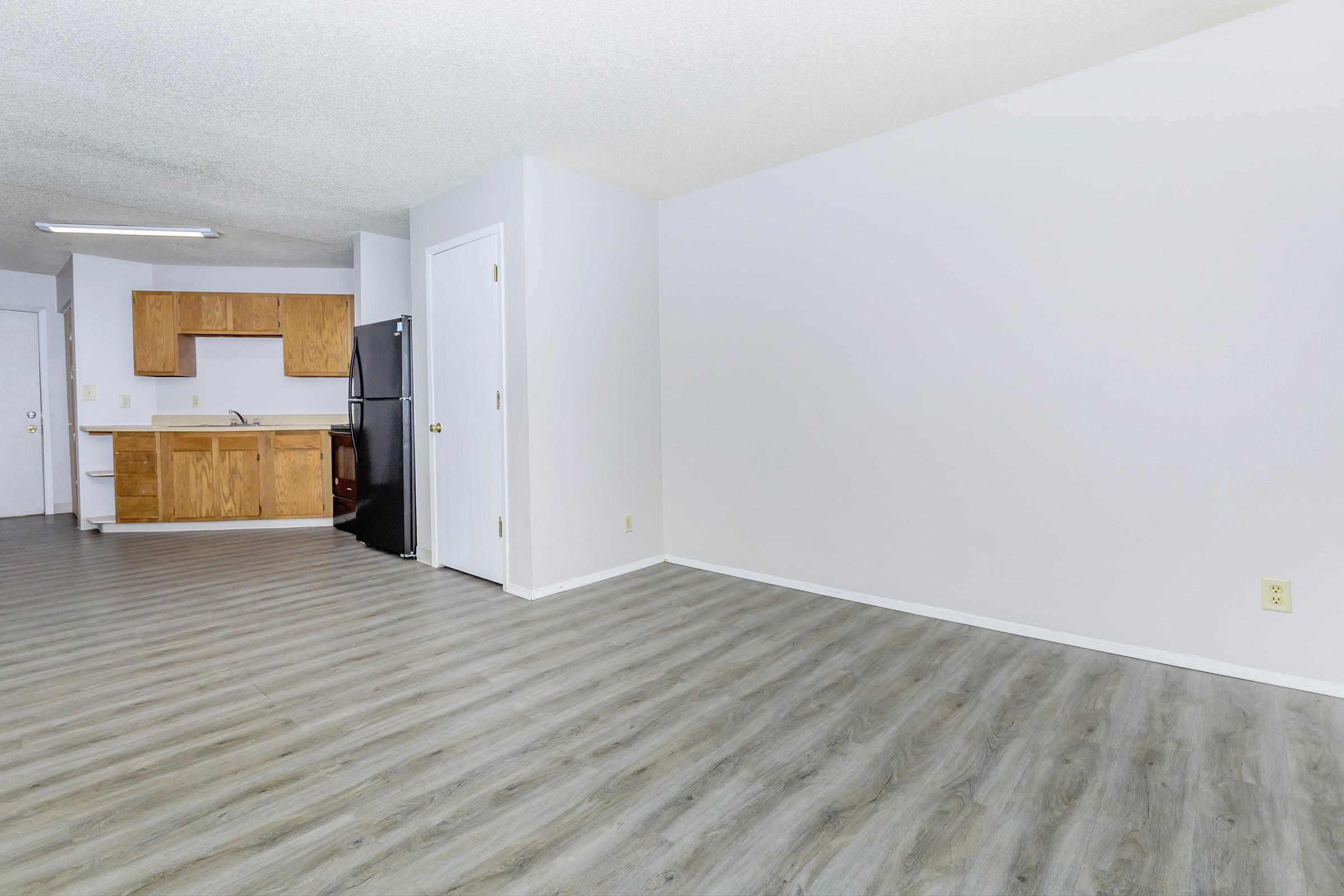 a room with a wooden floor