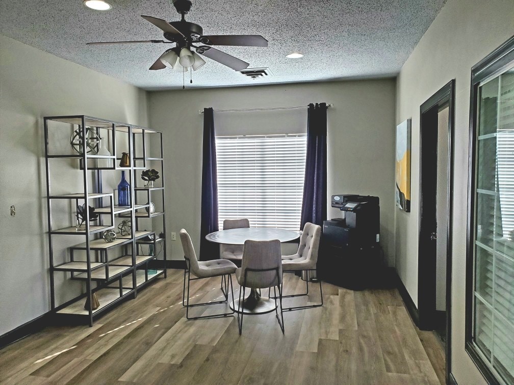 a dining room table
