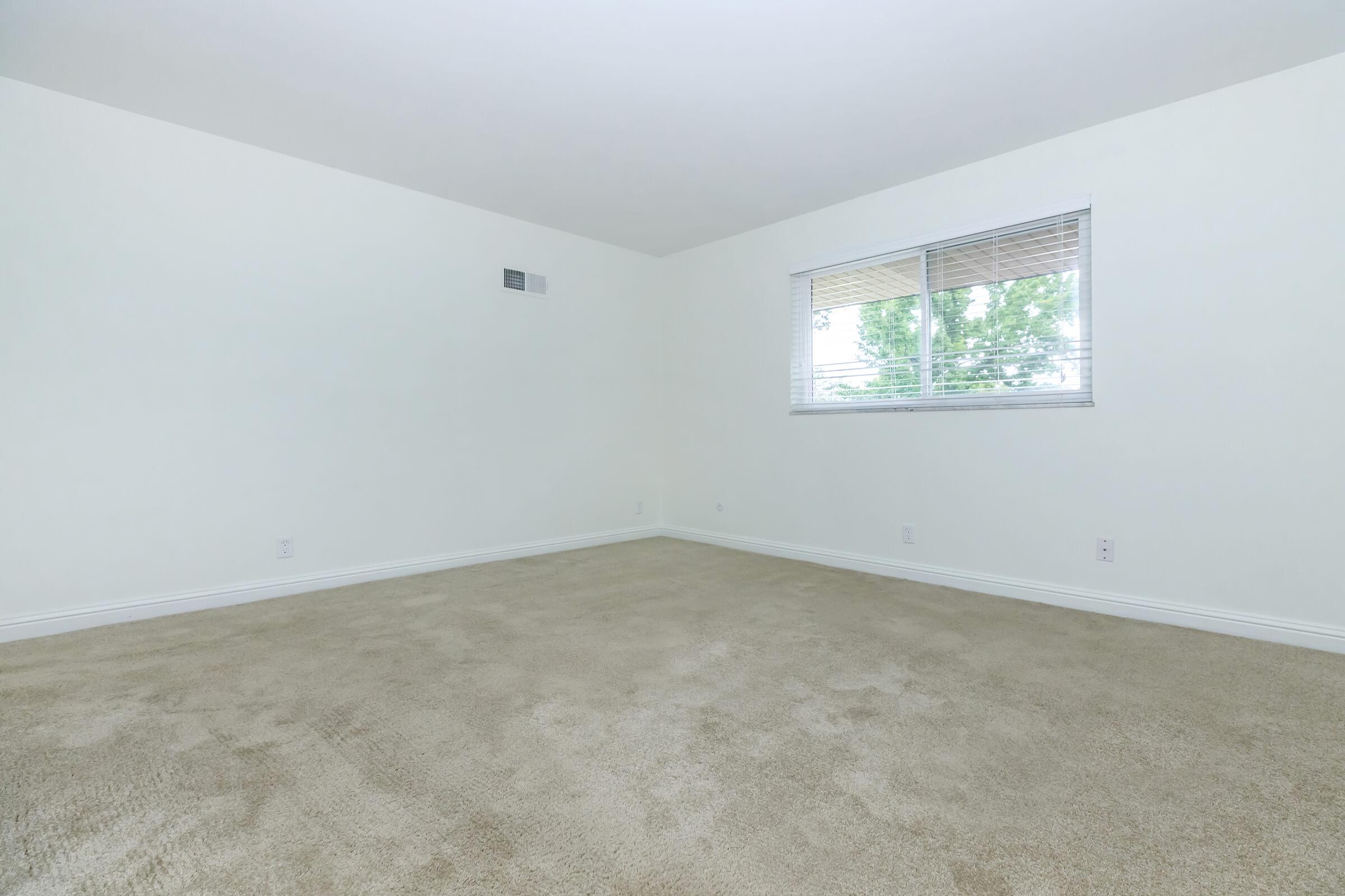 a bed in a room