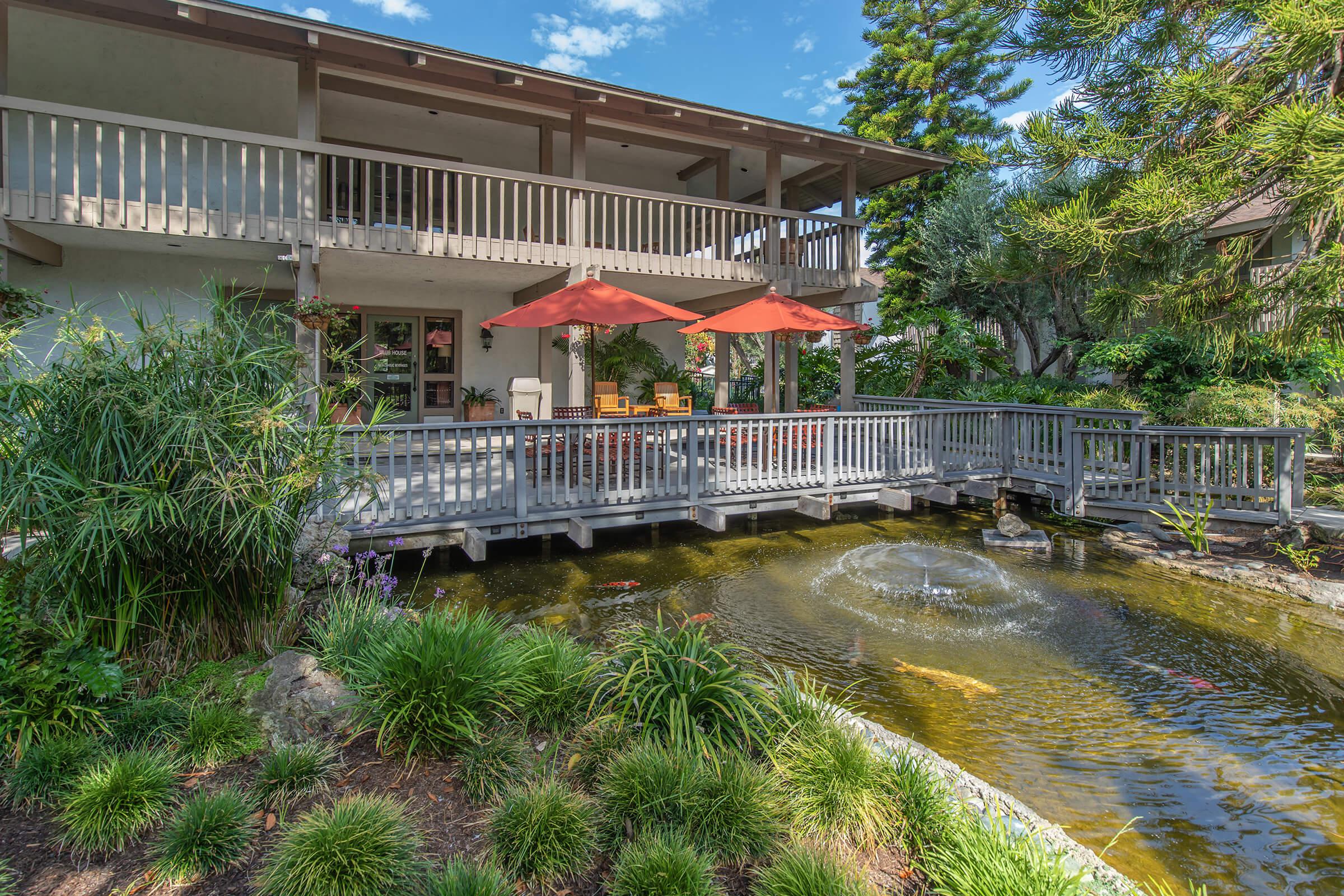 water feature in the community creek