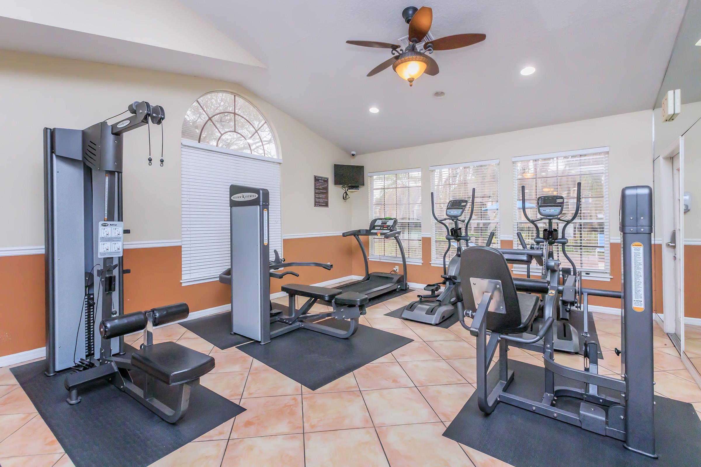 a room filled with furniture and a fireplace