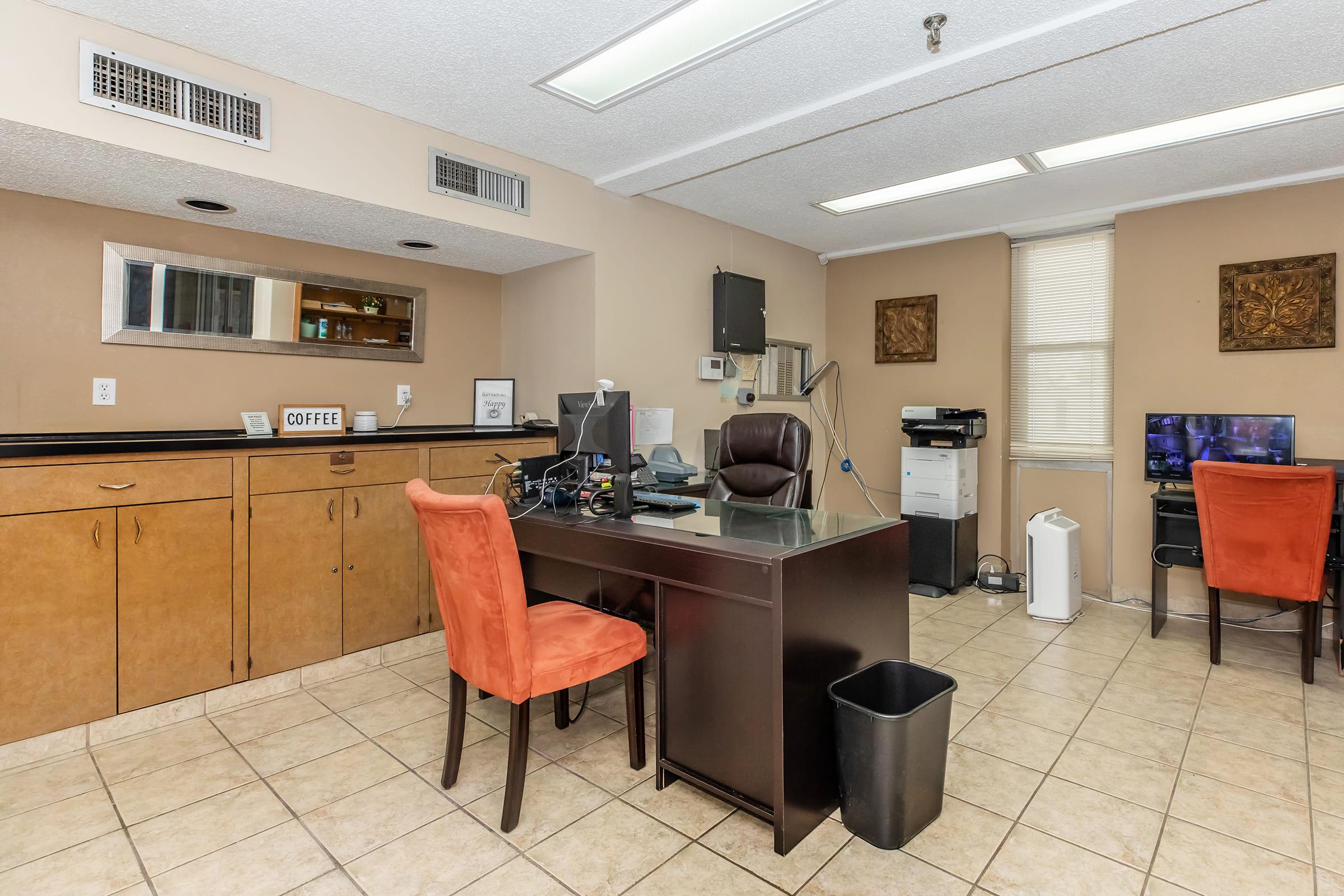 a kitchen with a dining room table