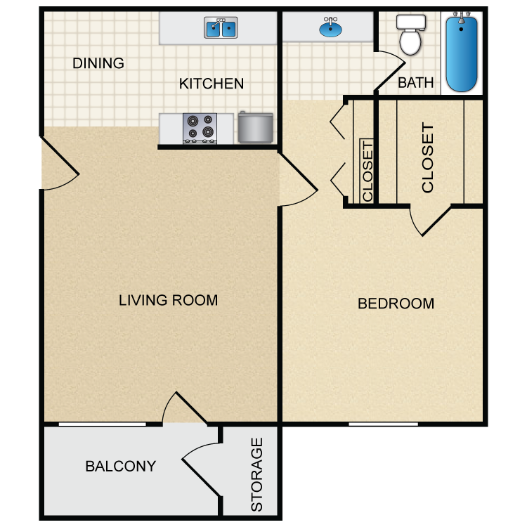 Floor plan image of Plan B