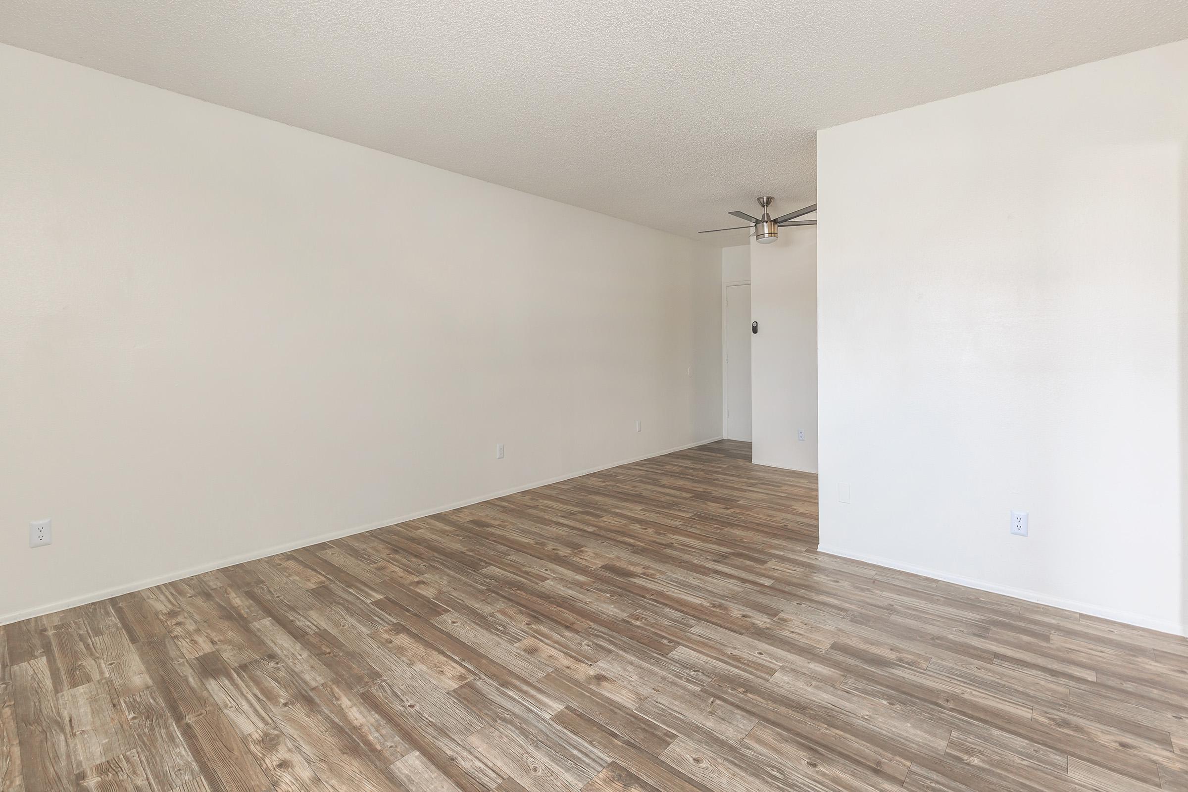 a room with a wooden floor