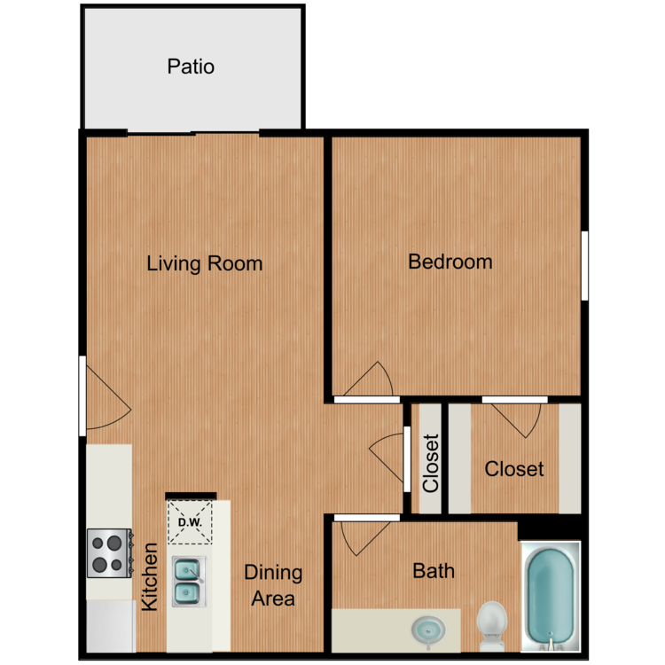 Floor plan image of A1