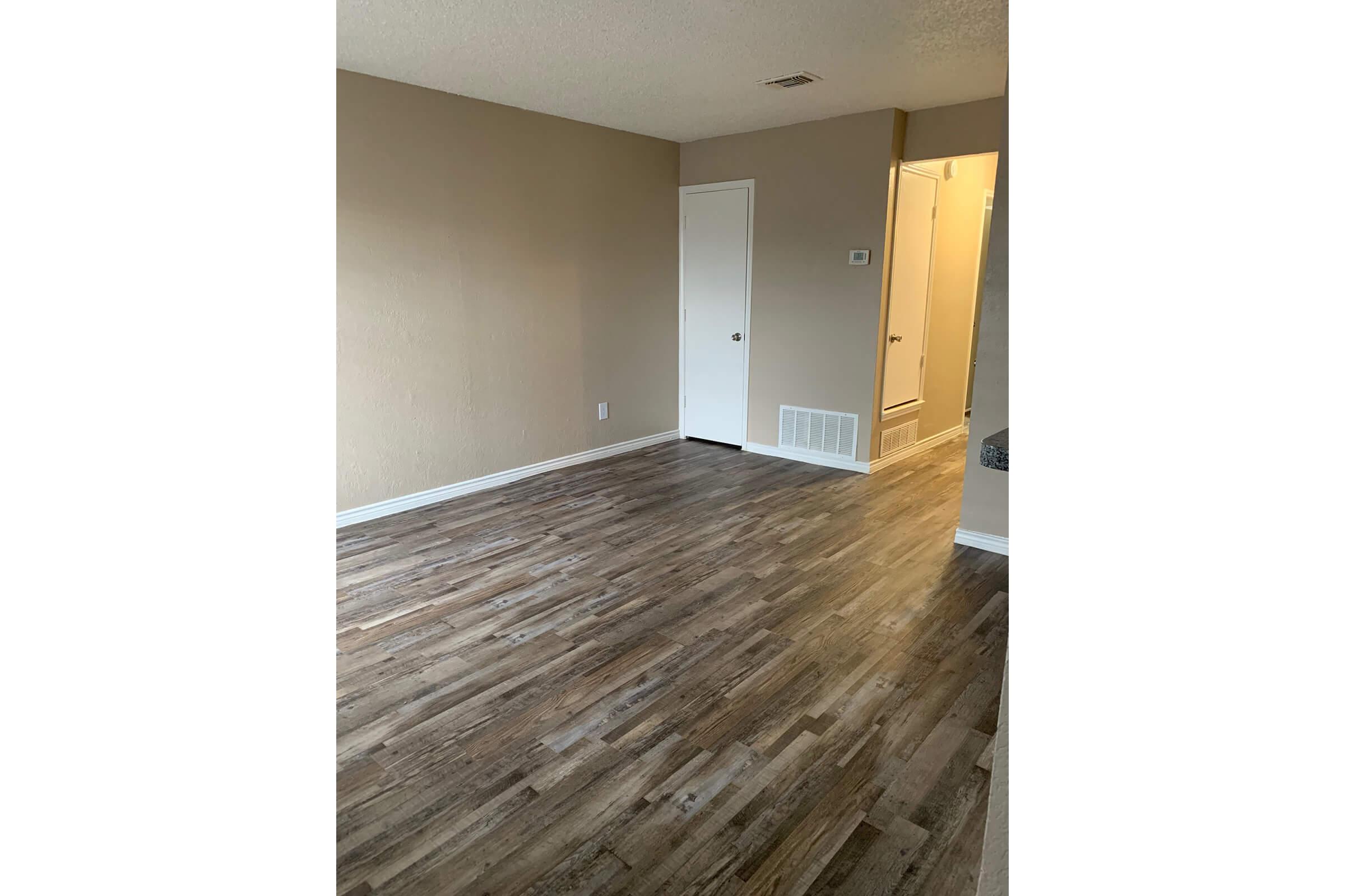 a building with a wooden floor