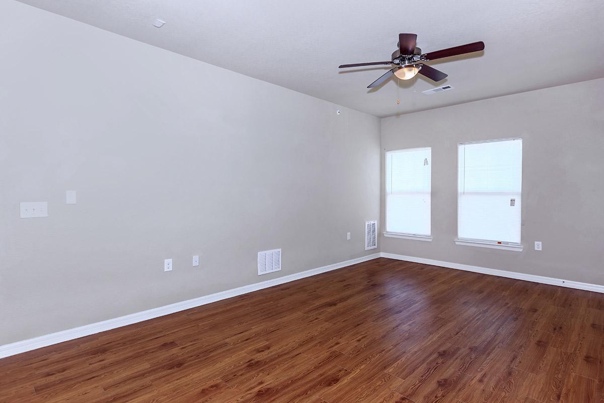 a room with a wooden floor