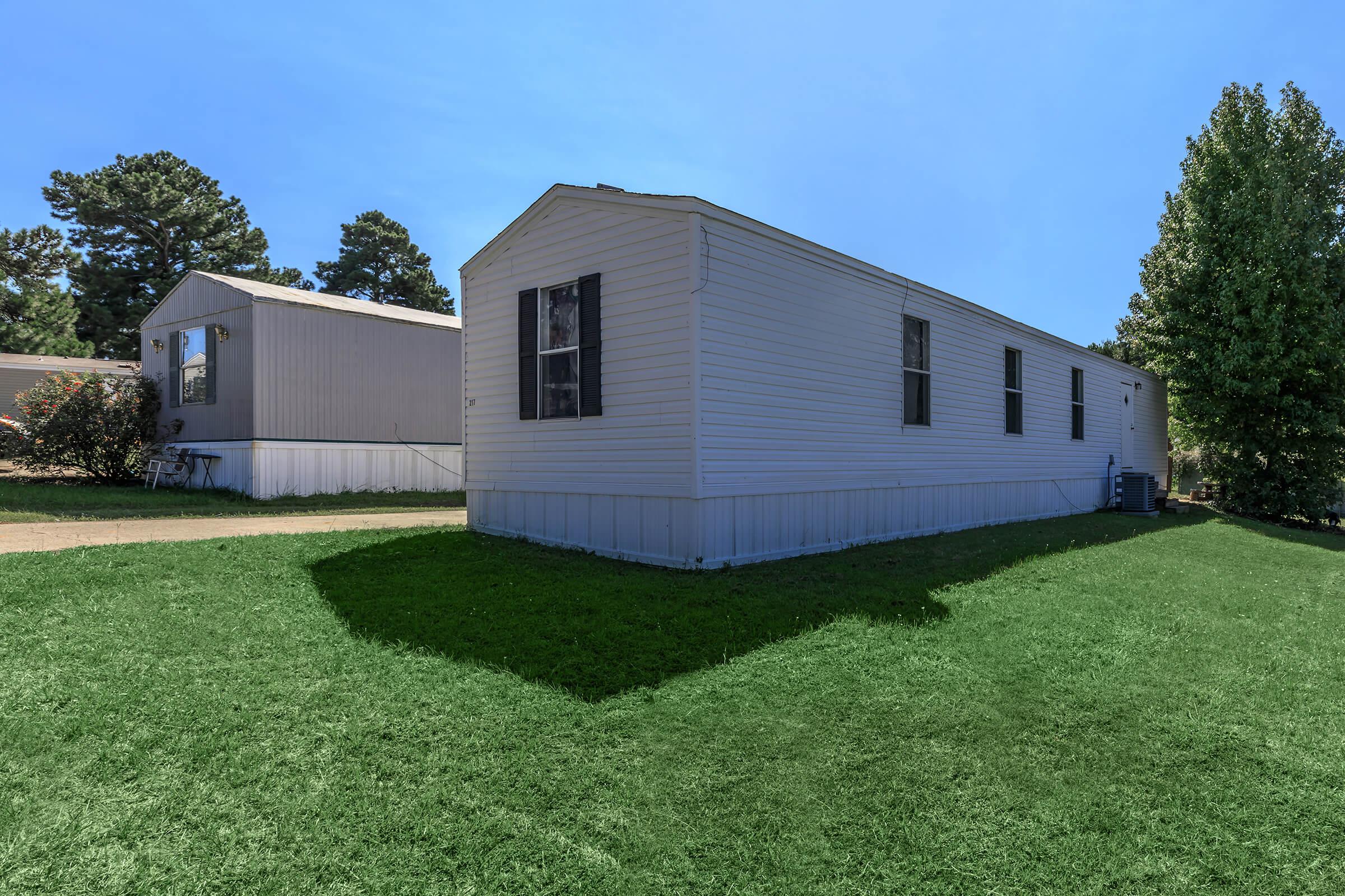 a large lawn in front of a house