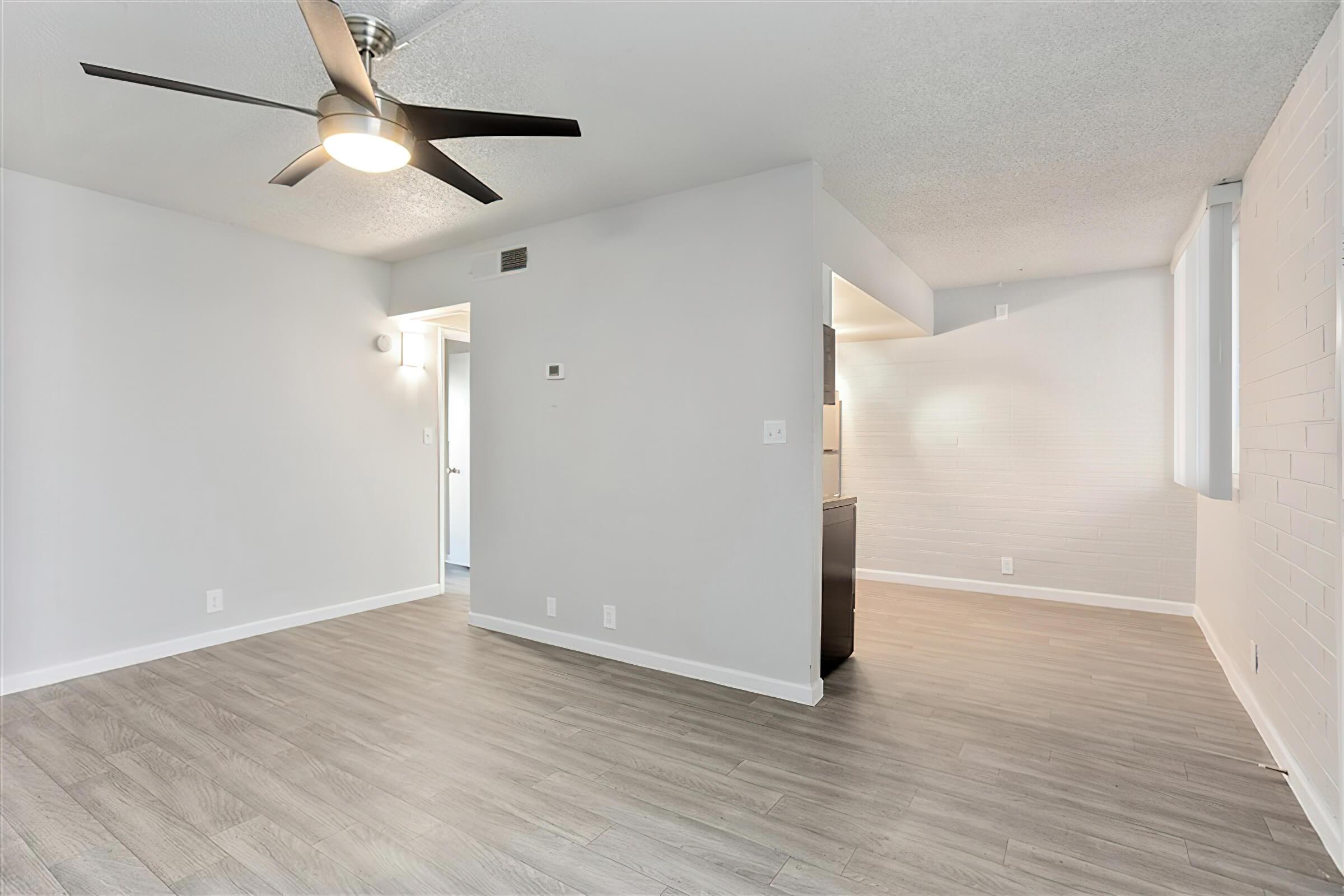 Large open bright modern living room