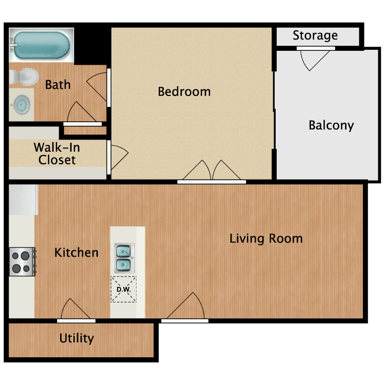 Floor plan image of The Heinz