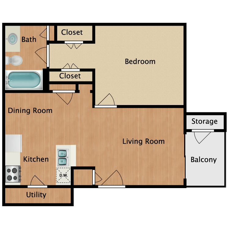 Floor plan image of The Arabella
