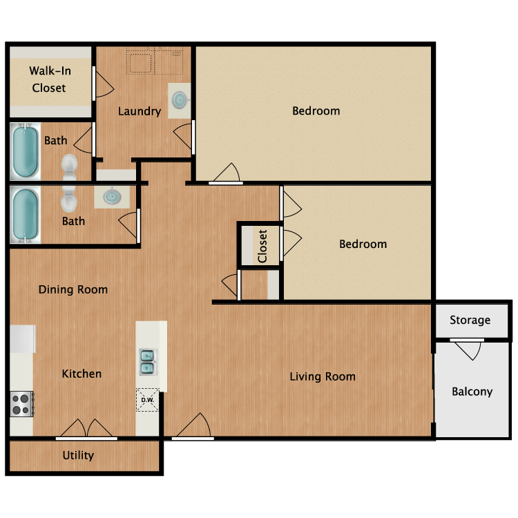 Floor plan image of The Herietta