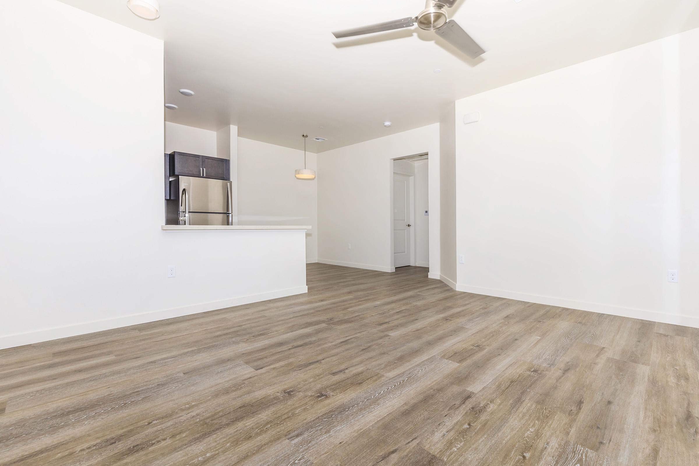 WOOD-STYLE FLOORING THROUGHOUT