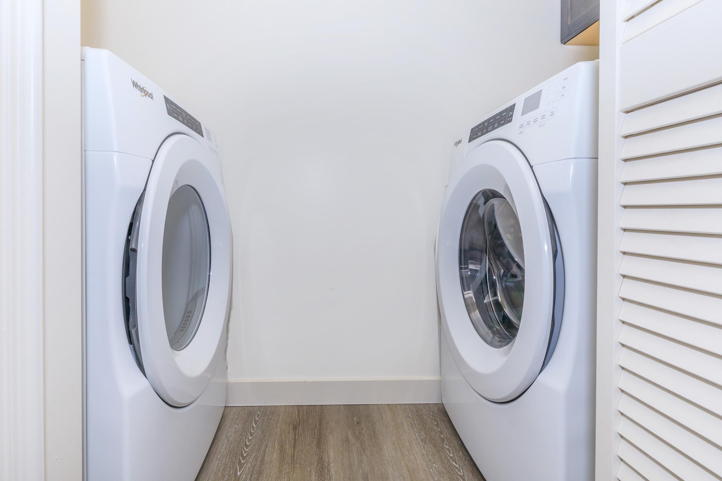 FULL-SIZE WASHER AND DRYER