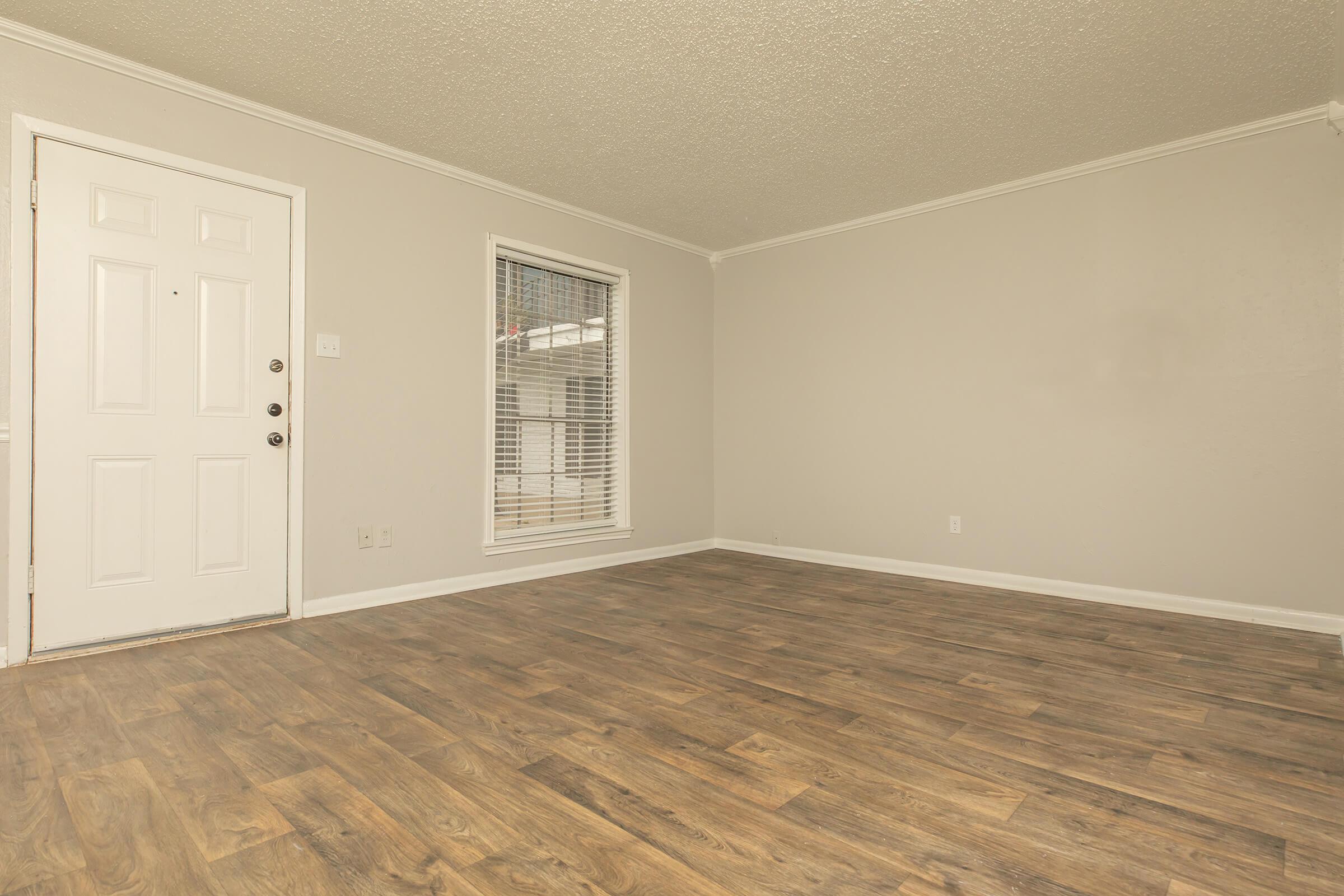 a room with a wooden floor