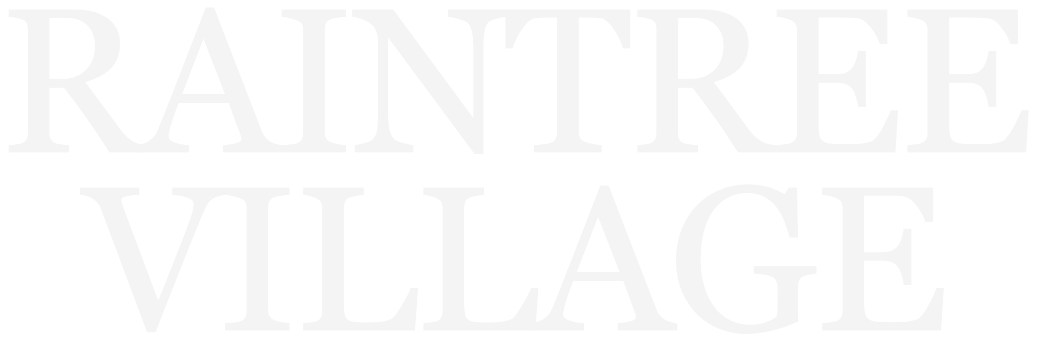 Raintree Village Apartments ebrochure logo