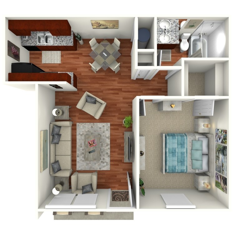 Floor plan image of The Palm Downstairs