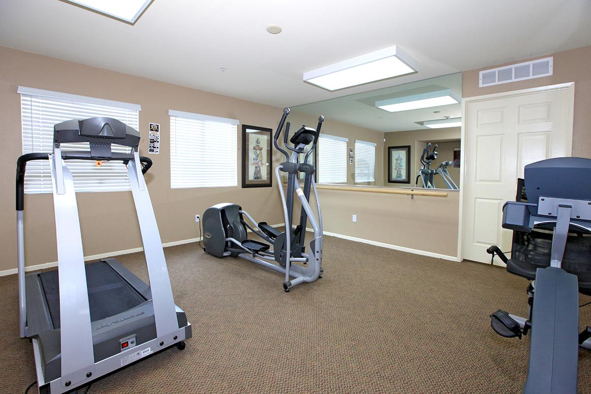 Work-out equipment in the community gym