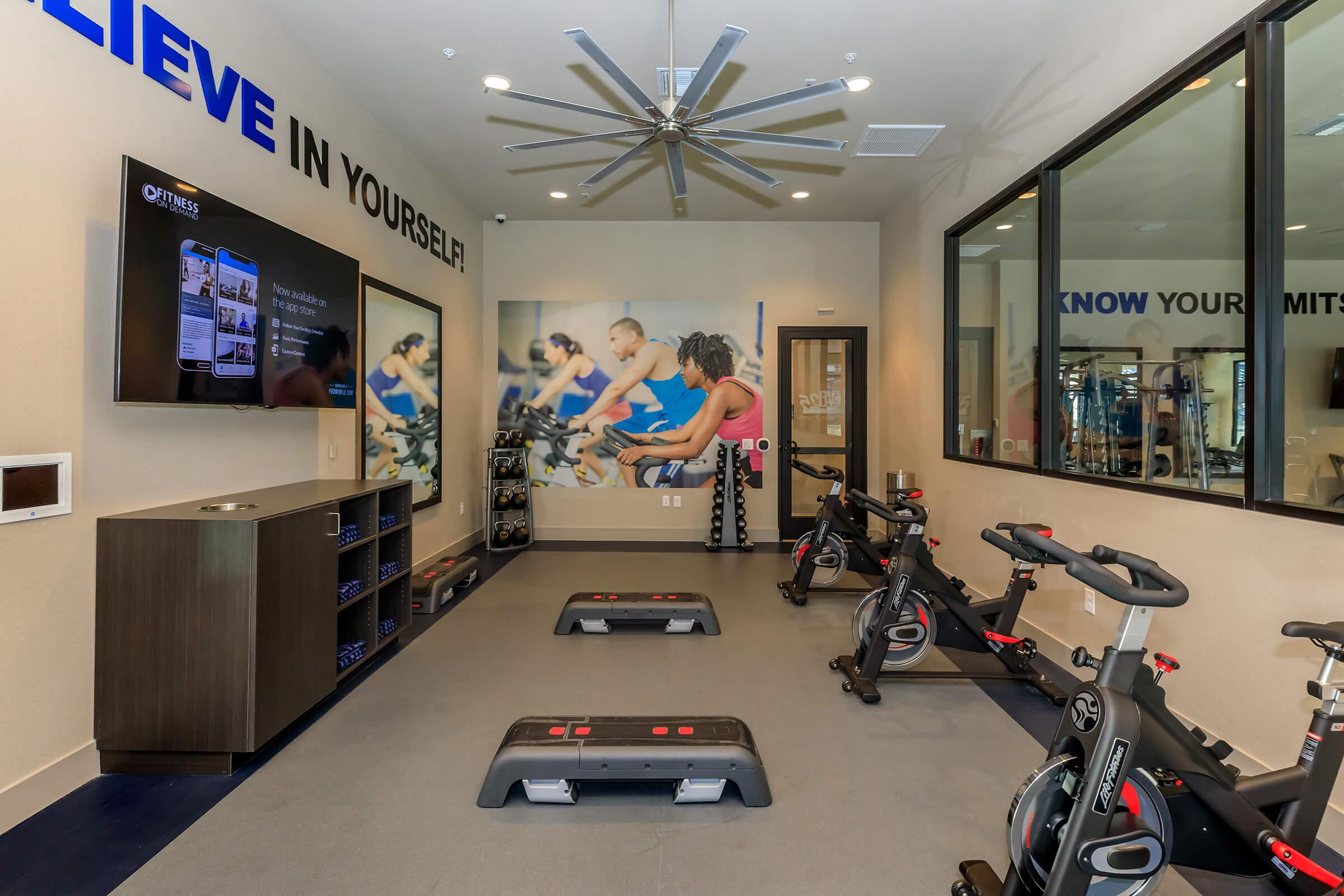 FITNESS ON-DEMAND AND SPIN BIKES