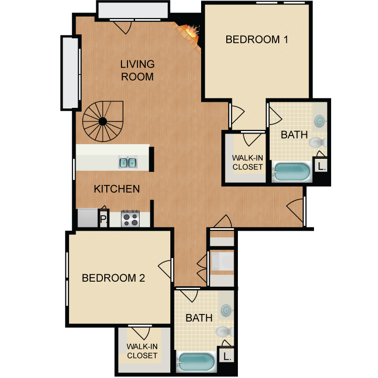 Floor plan image of Rob Roy