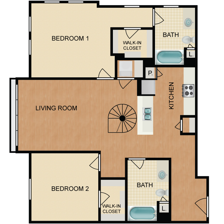 Floor plan image of Manhattan