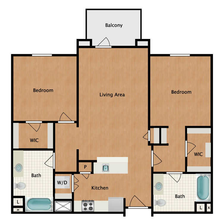 Floor plan image of Champagne Cocktail
