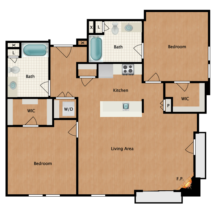 Floor plan image of Classic Martini