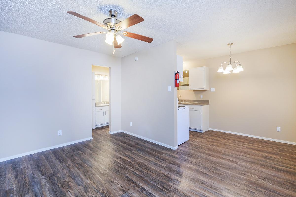 a room with a wooden floor