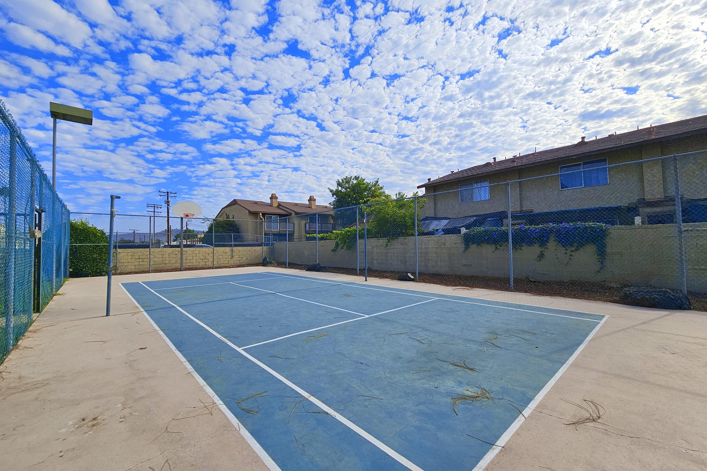 a basketball court