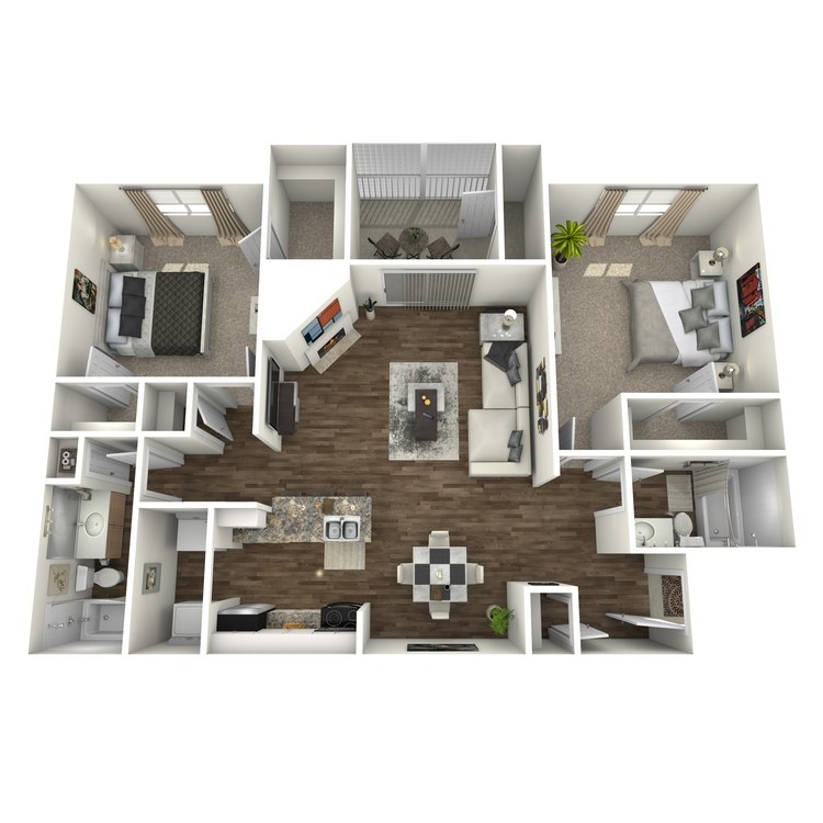 Floor plan image of Hickory
