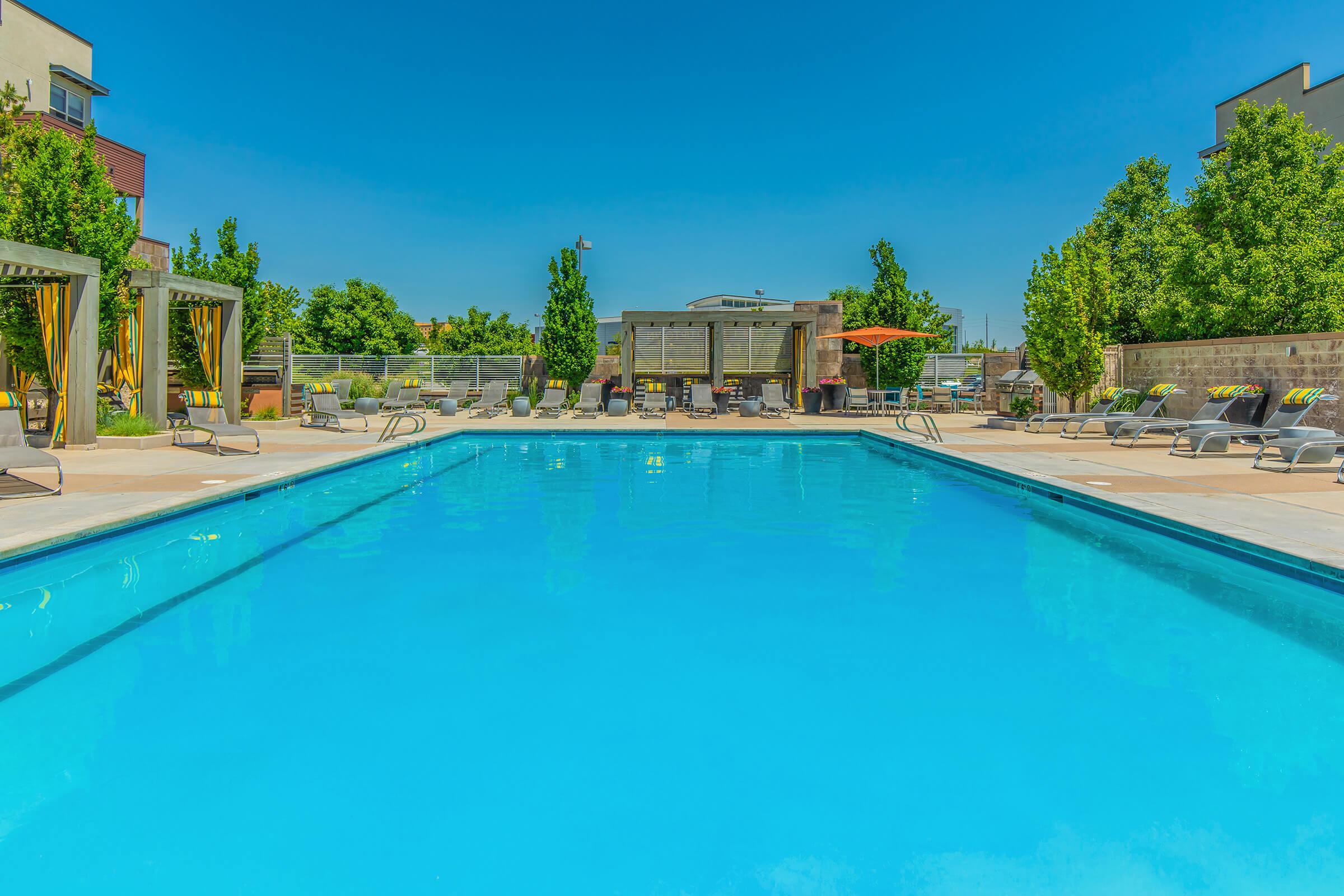 SHIMMERING SWIMMING POOL