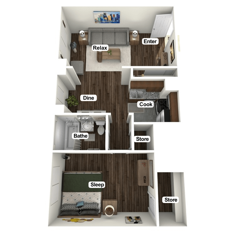 Floor plan image of Martindale Flat