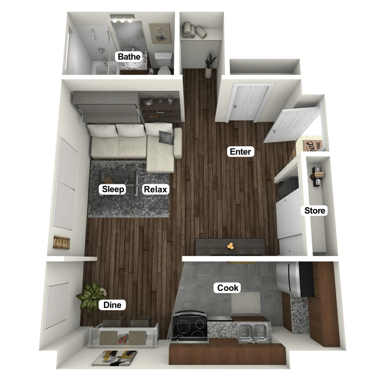 Floor plan image of Tinker Street Studio
