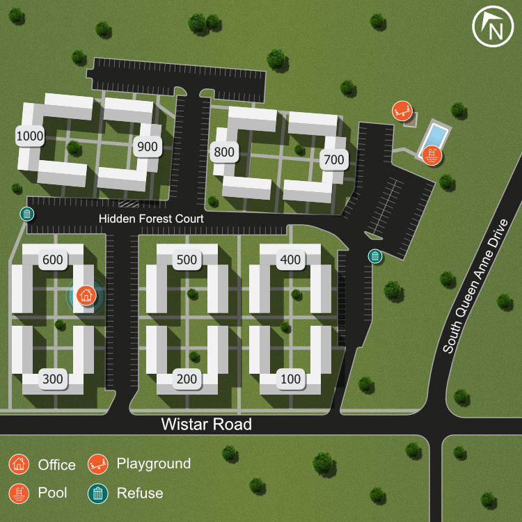 We make every effort to make our website accessible to anybody, especially those with disabilities. If you have question in terms of the relative location of an amenity or apartment home, please give us a call.