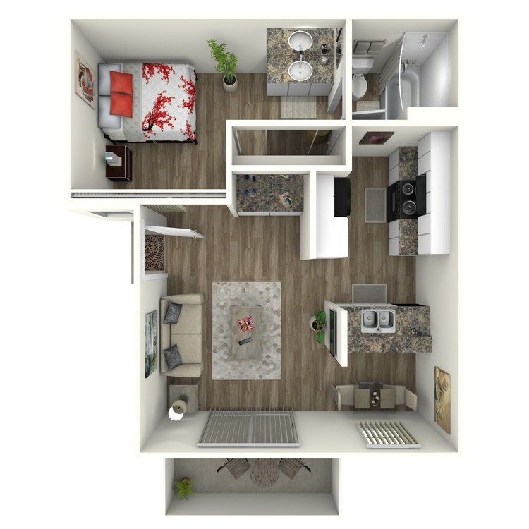 Floor plan image of Oaks