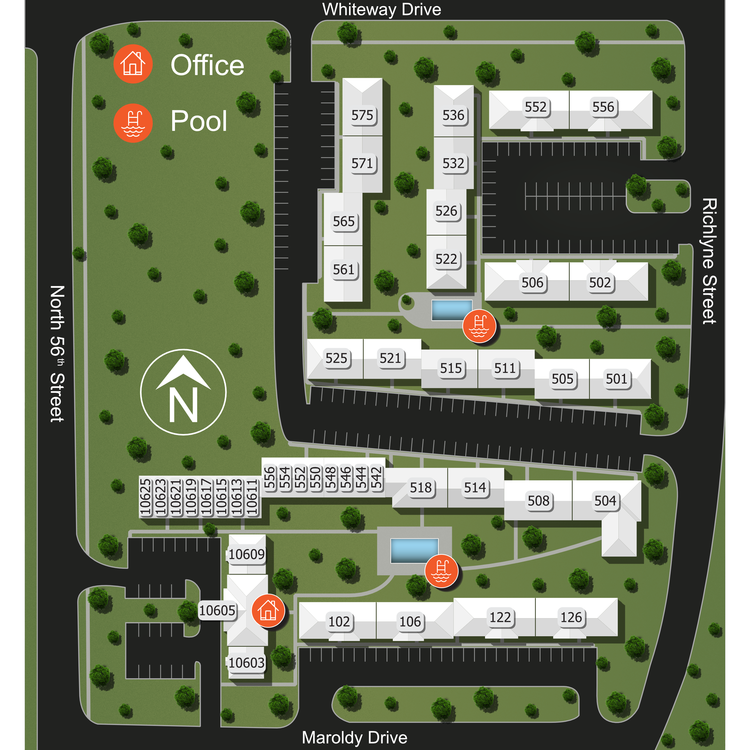 We make every effort to make our website accessible to anybody, especially those with disabilities. If you have question in terms of the relative location of an amenity or apartment home, please give us a call.