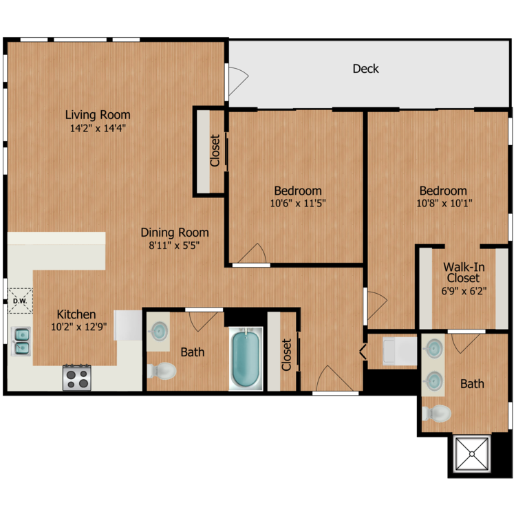 Floor plan image of The Bradley