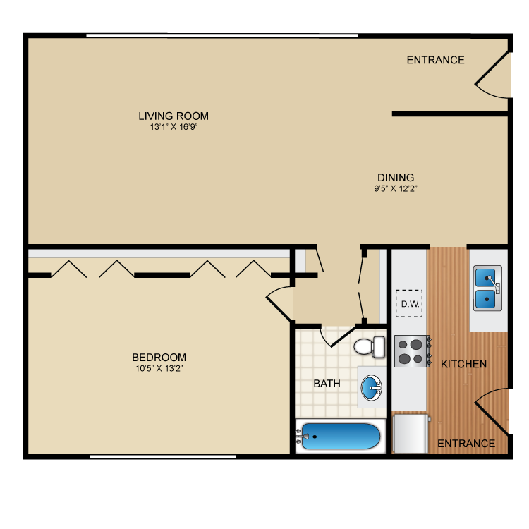 Floor plan image of Bugsy