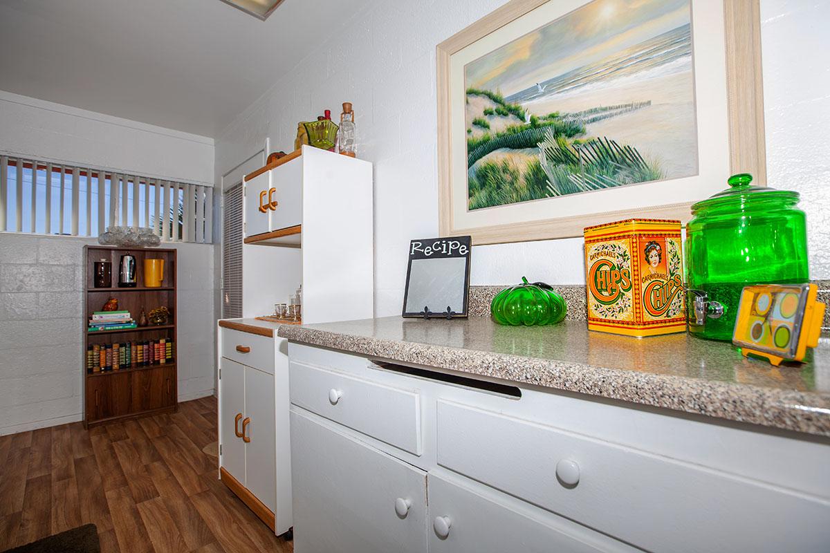 MODREN COUNTER AT THE PALMS APARTMENTS IN LAS VEGAS