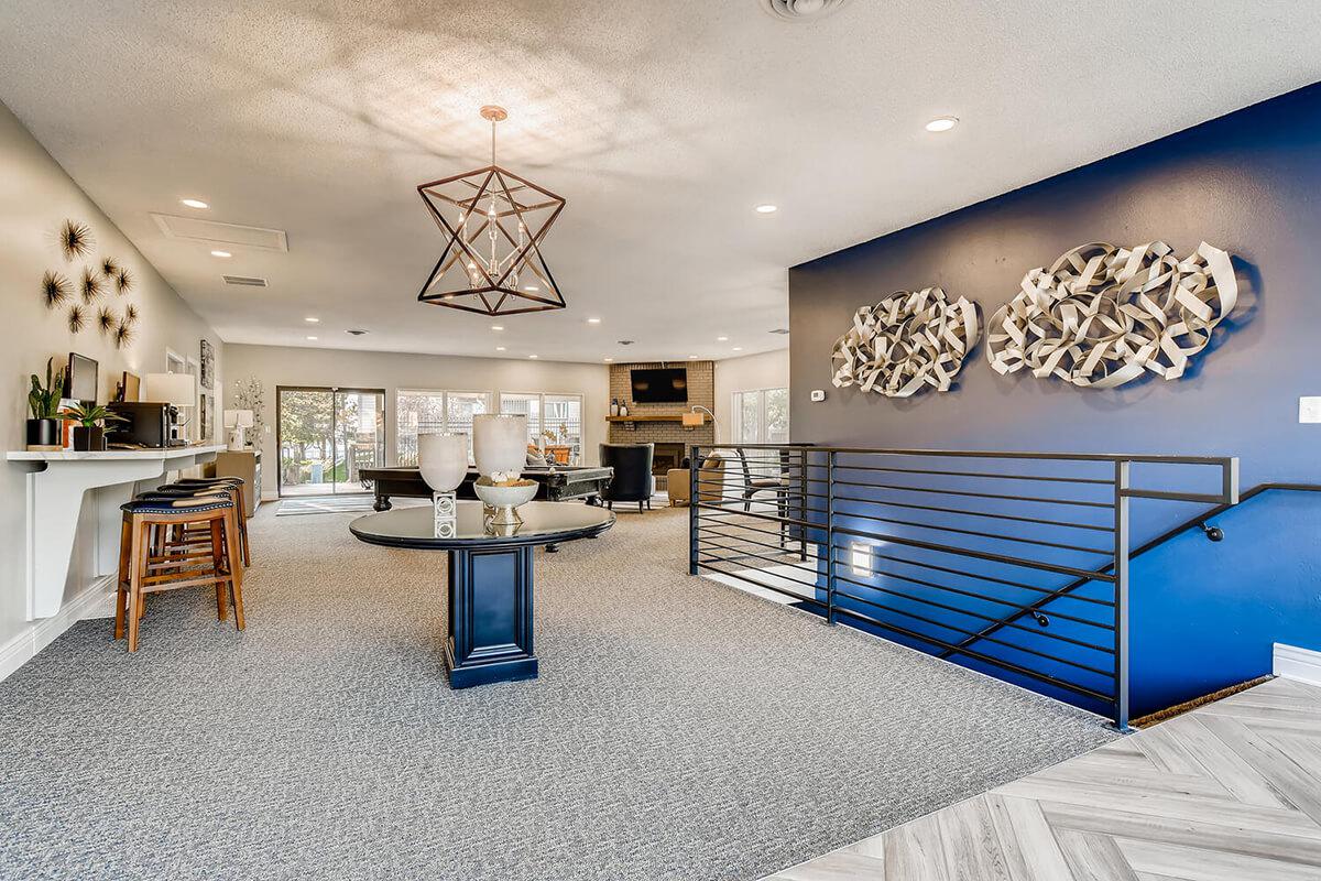 a living room filled with lots of furniture