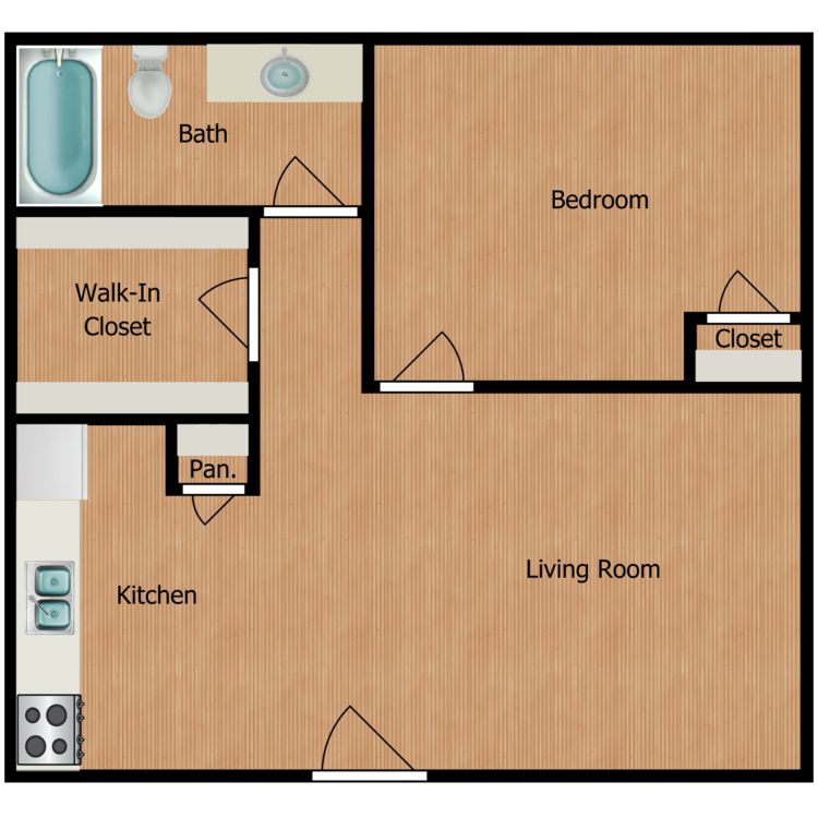 Floor plan image of A1