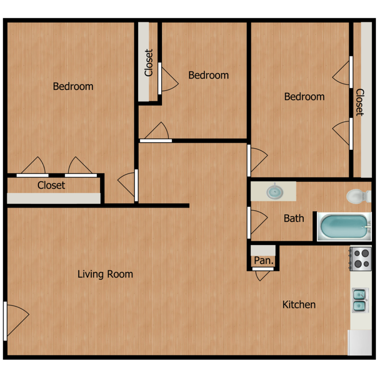 Floor plan image of C1